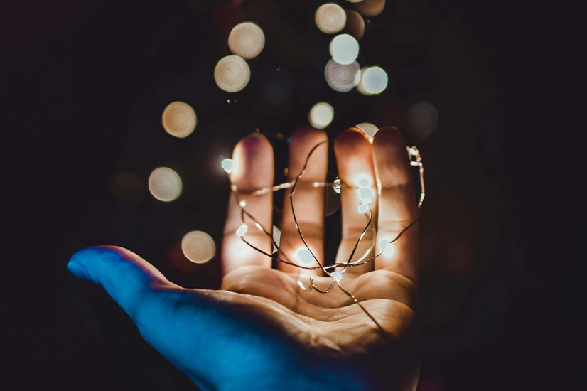 night photography bokeh